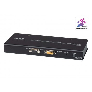 Модуль KVM-адаптера с портами USB, PS/2 и RS-232 на локальной консоли ATEN KA7174 / KA7174-AX-G