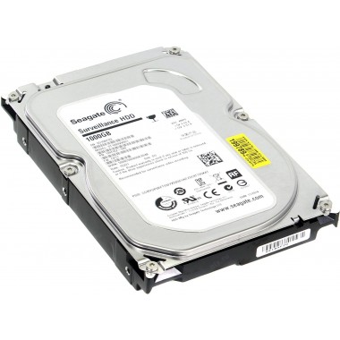 Жесткий диск HDD SATA Seagate 1000Gb (1Tb),ST1000VX005, Skyhawk Guardian Surveillance, 5900 rpm, 64Mb buffer